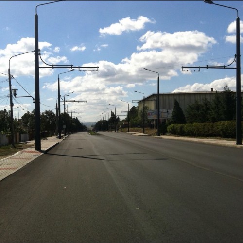 Stâlpi iluminat și stâlpi susținere cablu troleibuz Vaslui